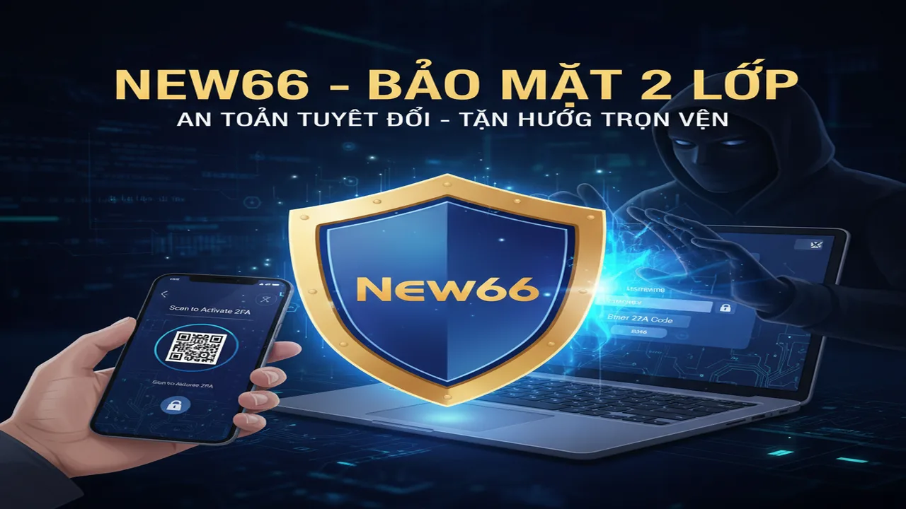 Hướng dẫn bảo mật tài khoản 2 lớp (2FA) New66
