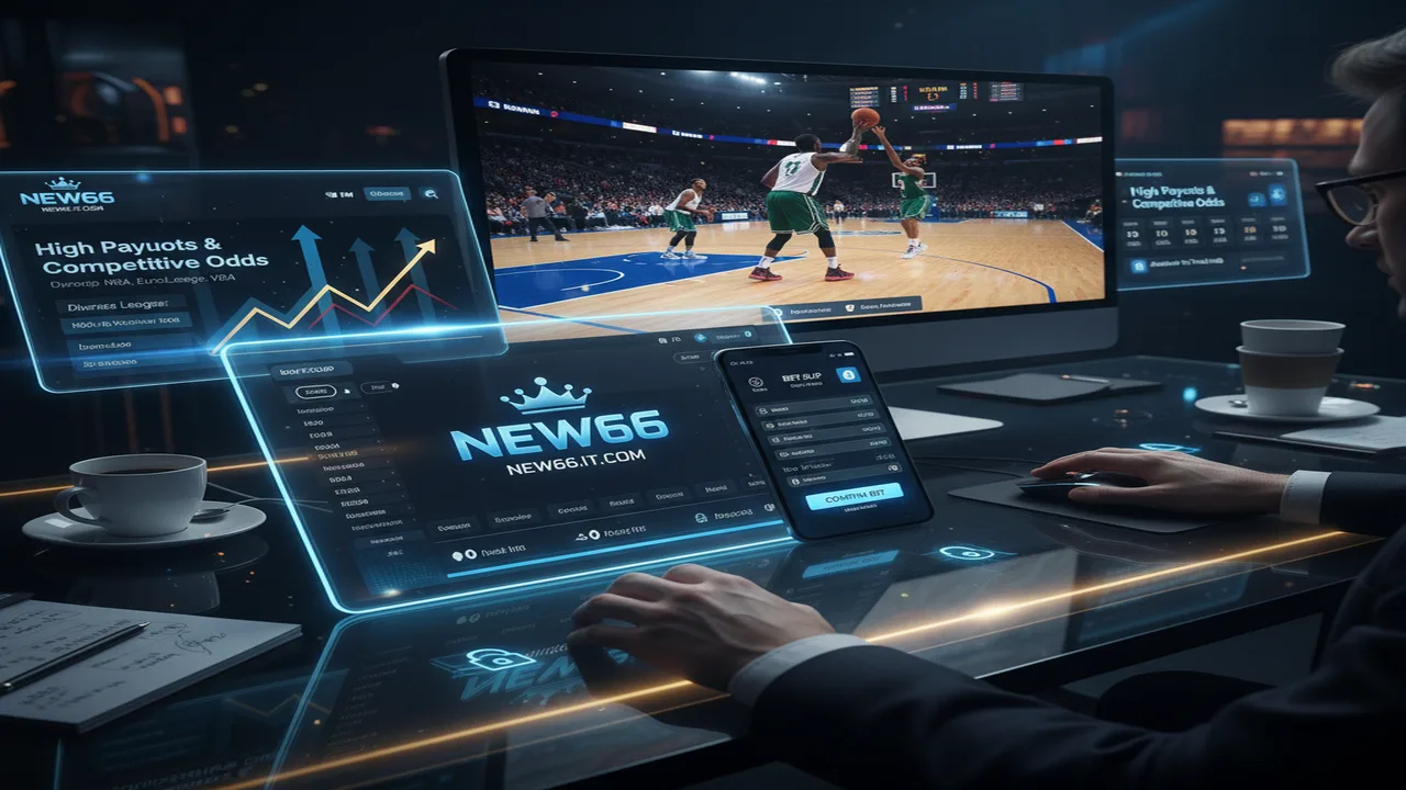 Hướng dẫn chơi cá cược bóng rổ trực tuyến New66