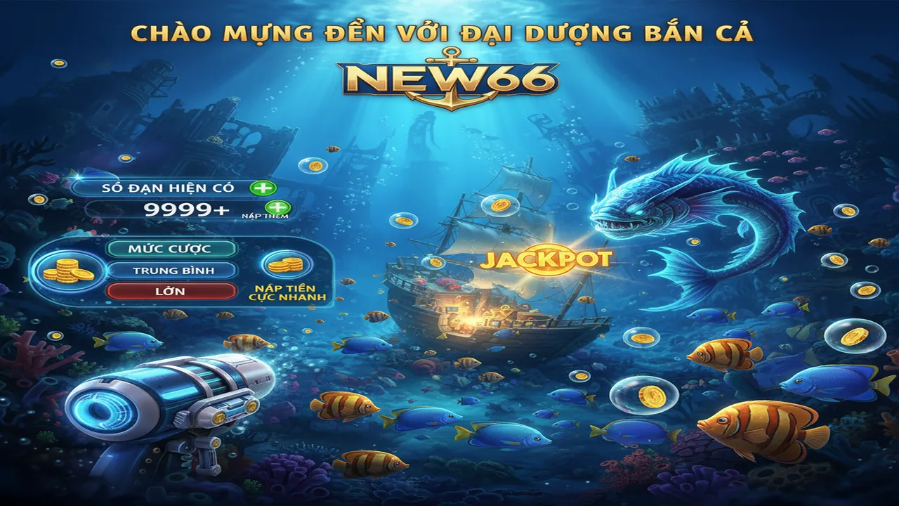 Hướng dẫn cách nạp đạn và chọn mức cược Bắn cá New66