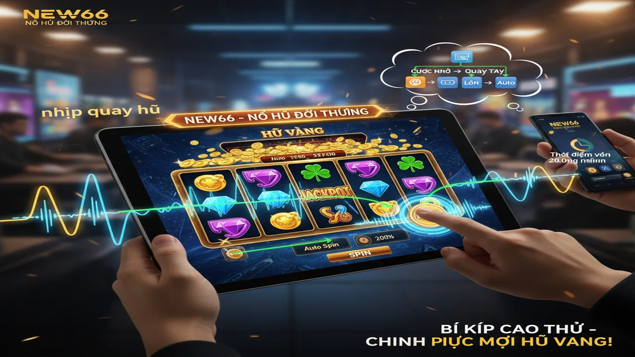 Hướng dẫn cách tính nhịp quay hũ bắt Jackpot New66