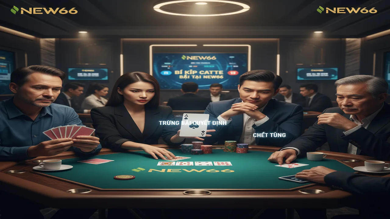 Cách chơi bài Catte (Cắt tê) luôn thắng New66