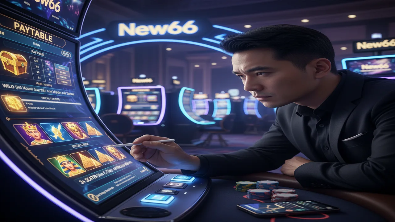 Hướng dẫn đọc bảng thanh toán (Paytable) trong Slot New66