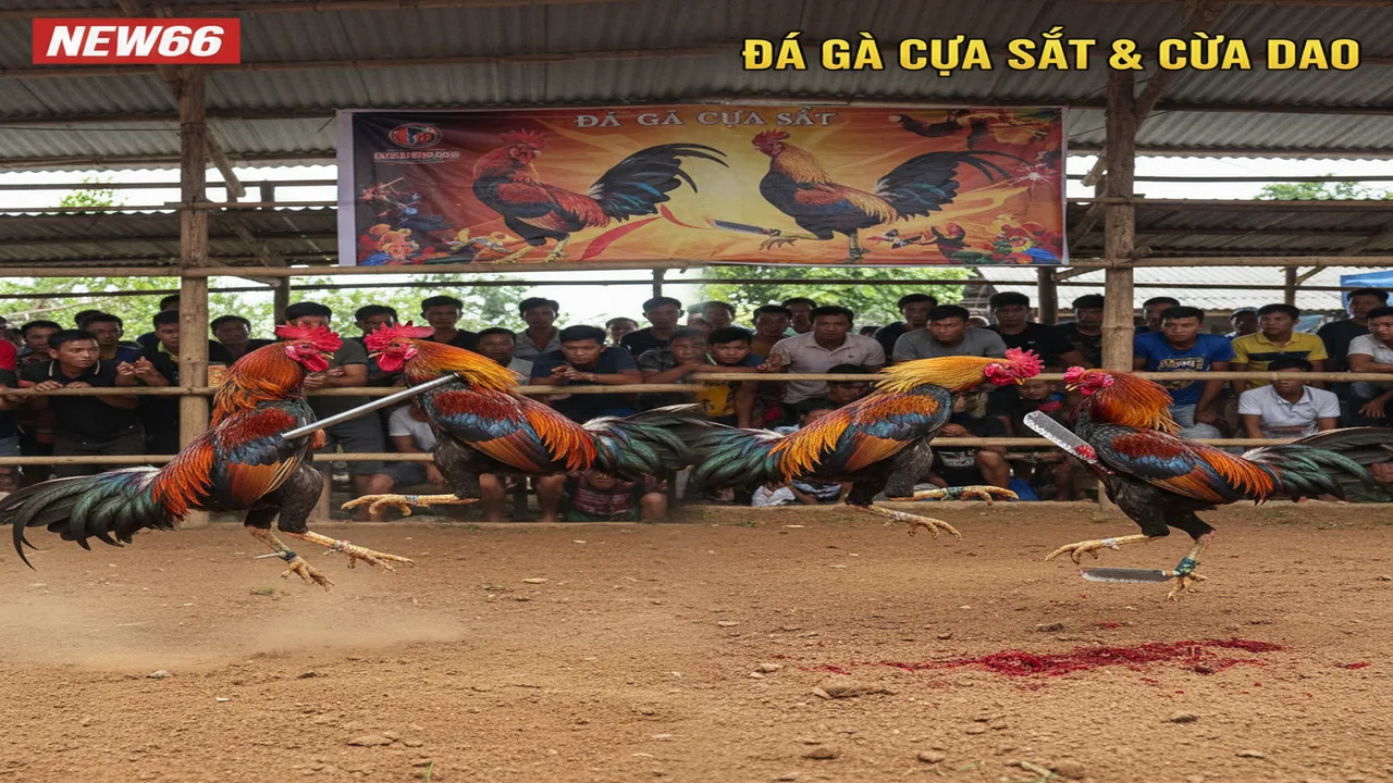 Đá gà cựa sắt và đá gà cựa dao: Sự khác biệt New66