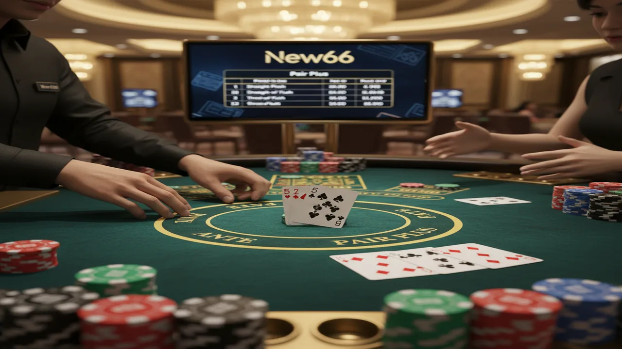 Hướng dẫn chơi bài Poker 3 lá (Three Card Poker) New66