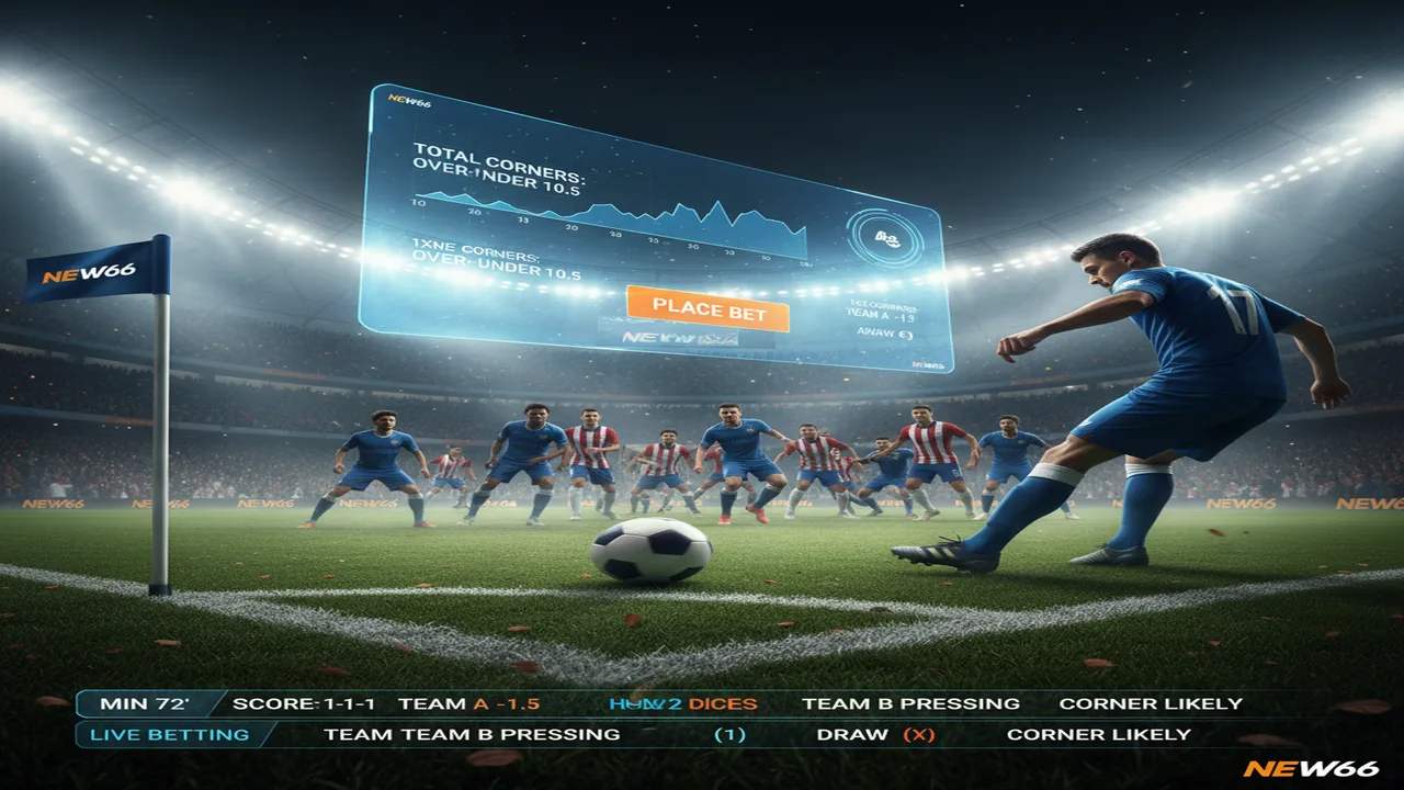 Cách soi kèo phạt góc (Corner) hiệu quả nhất New66