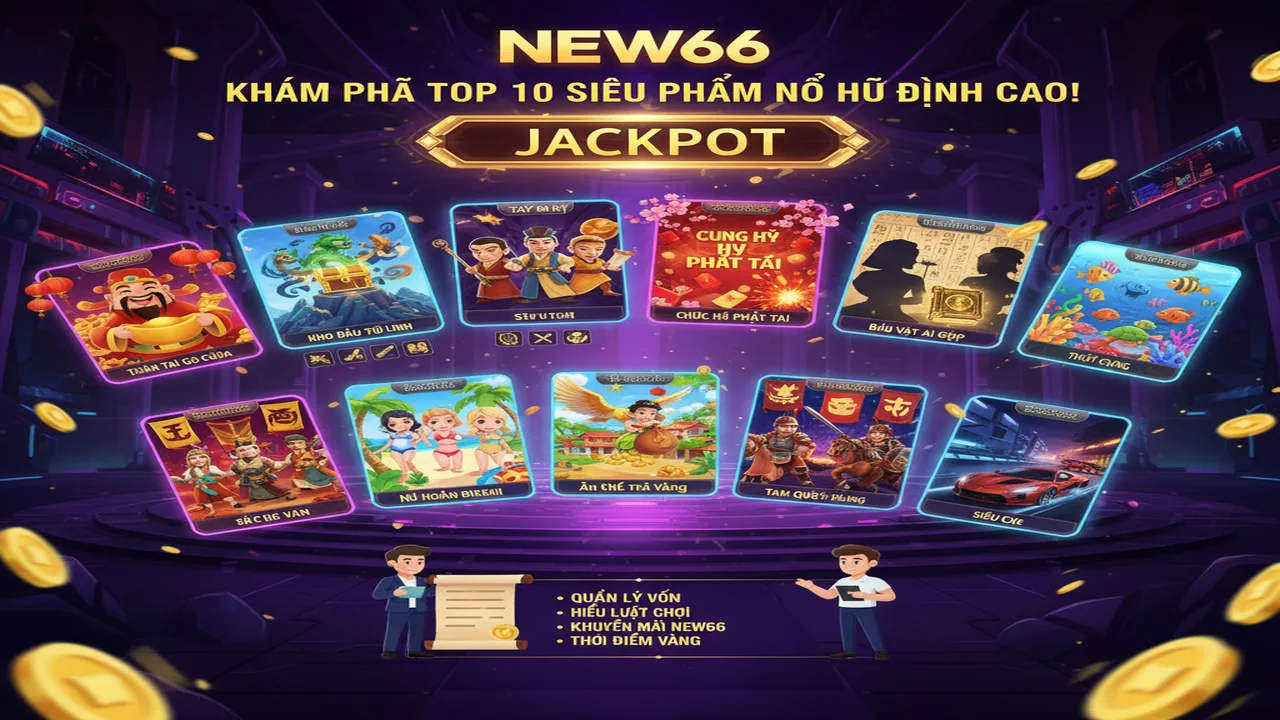 Top 10 Game Nổ hũ được yêu thích nhất New66