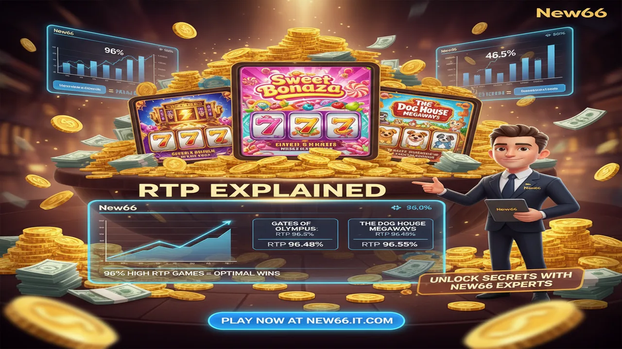 Tỷ lệ RTP trong Game Slot là gì? Cách chọn game New66