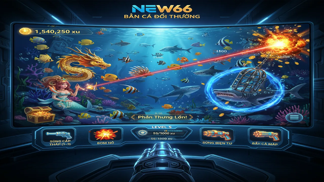 Các loại vũ khí trong Bắn cá và cách sử dụng New66